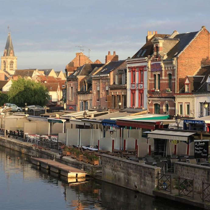 Quartier Saint-Leu à Amiens