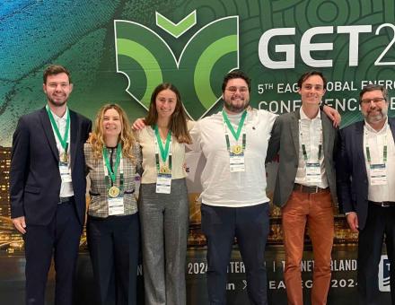 5 Lasallian geology students at the heart of an international conference on the energy transition